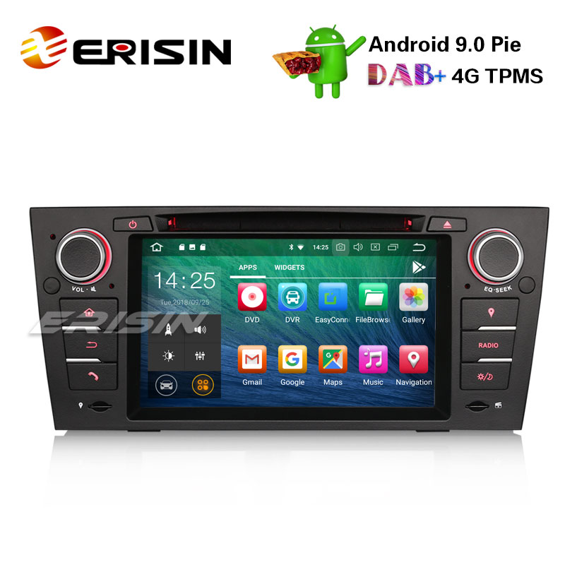Erisin ES4867B 7" Android 9.0 Autoradio GPS DAB + Wifi Bluetooth CD Bluetooth Série 3 E90 E91